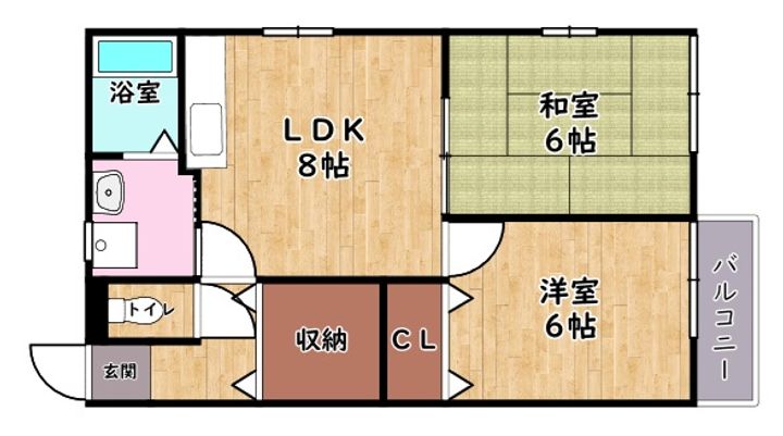 サンハイムの間取り