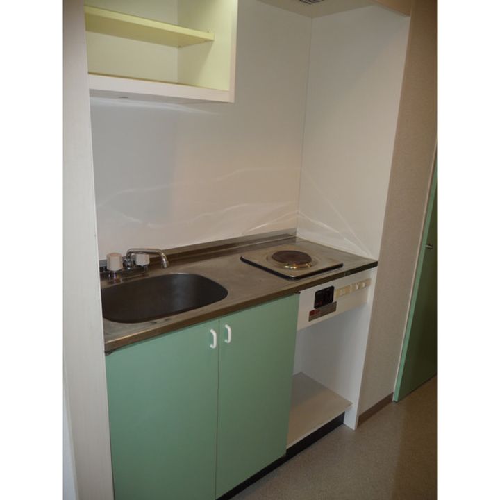 滋賀県甲賀市水口町本町3丁目の賃貸マンションのキッチン