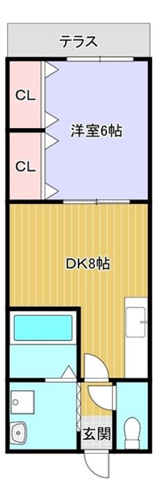 セイコーズマンション日野の間取り