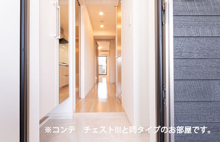 ルピナス イーストの玄関