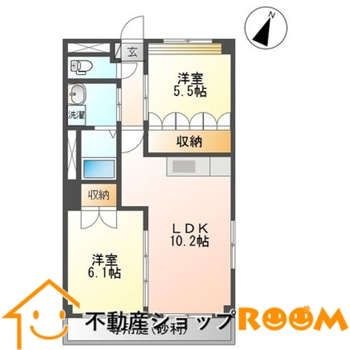 エスペランサA101の間取り