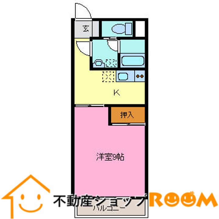 パークハウス一条B棟202の間取り