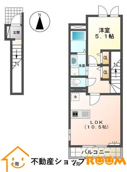 ステビアハウス A205の間取り