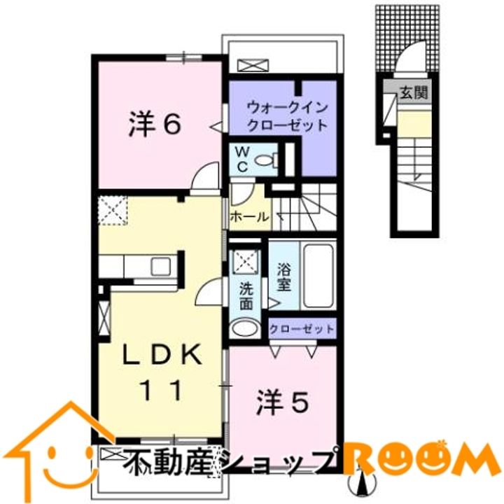 フォルツァ壱番館の間取り