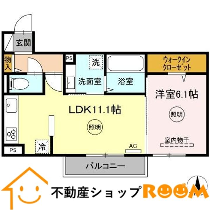 フルーレ弥四郎の間取り