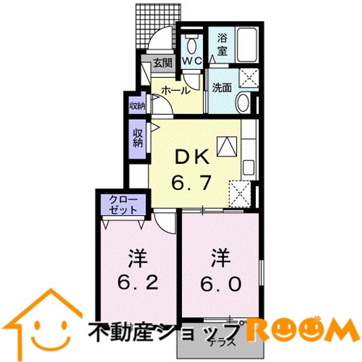 Andorre Bの間取り