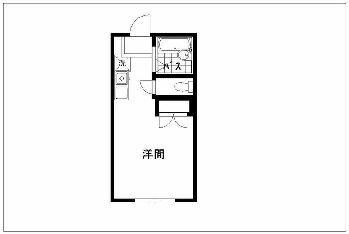 レオパレス平垣104の間取り