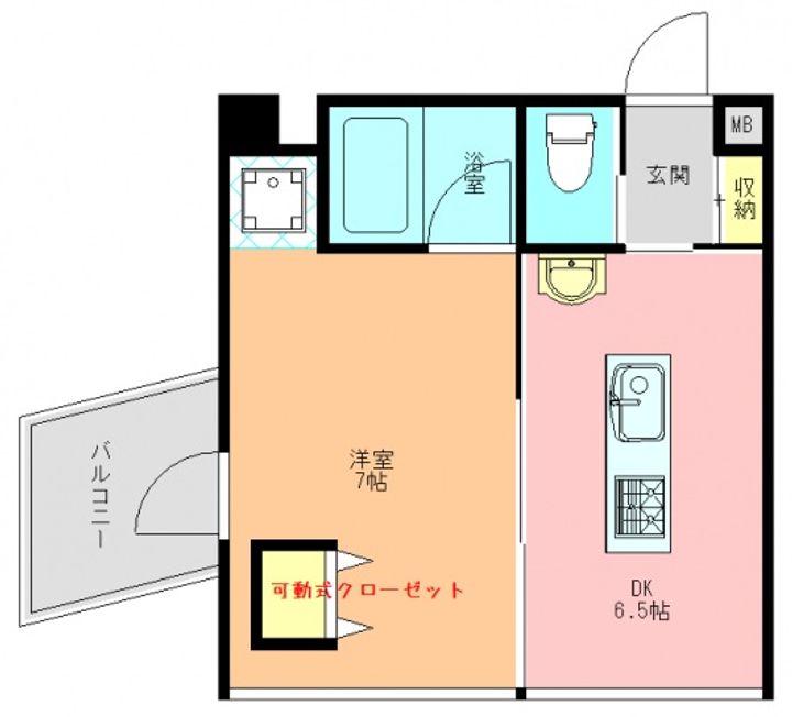 デザイナーズWANARI206の間取り