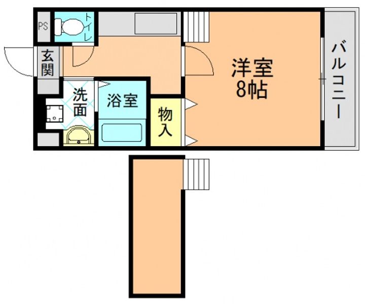 アドレ壱番館511の間取り