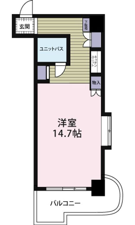 夏井ケ浜リゾートマンションの間取り