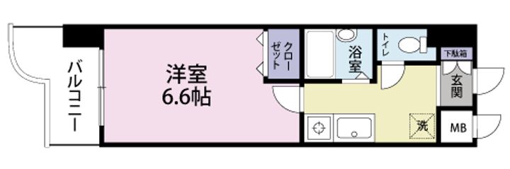 シヨン北九大前の間取り