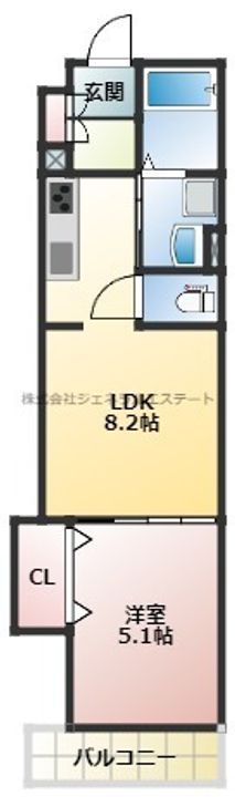 クリエオーレ明和の間取り