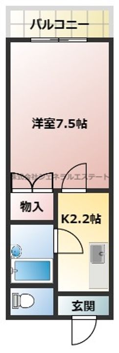 ハイツRICOの間取り