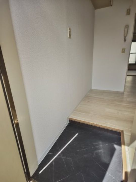 木田コーポ2Aの玄関
