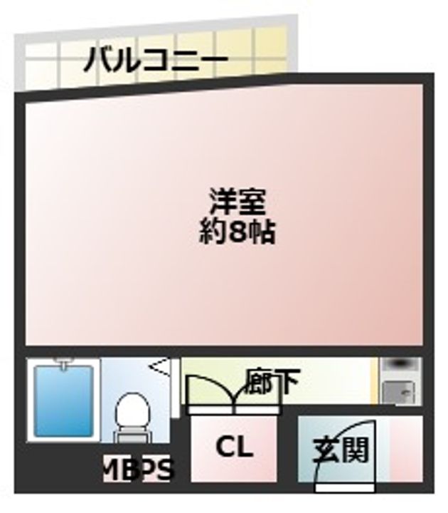 フロンティア四条畷駅前の間取り