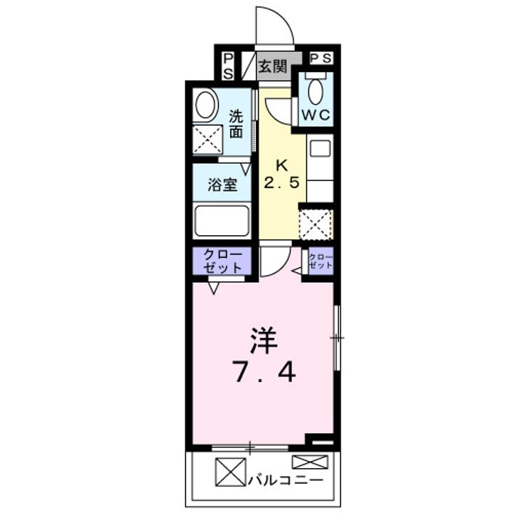 リエ−ト 佐太の間取り