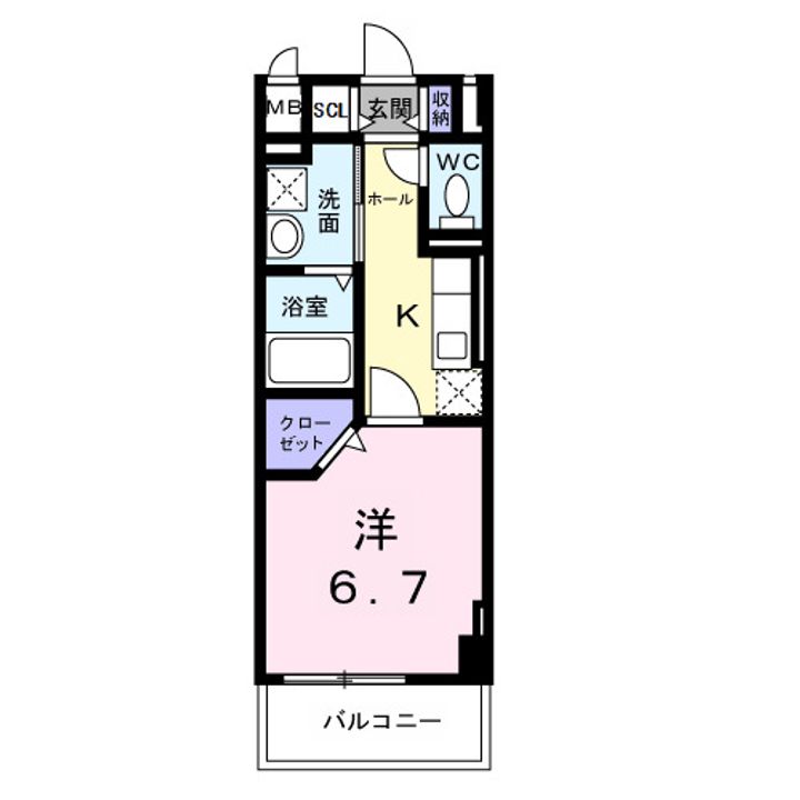 オリエントレジデンス門真殿島町の間取り