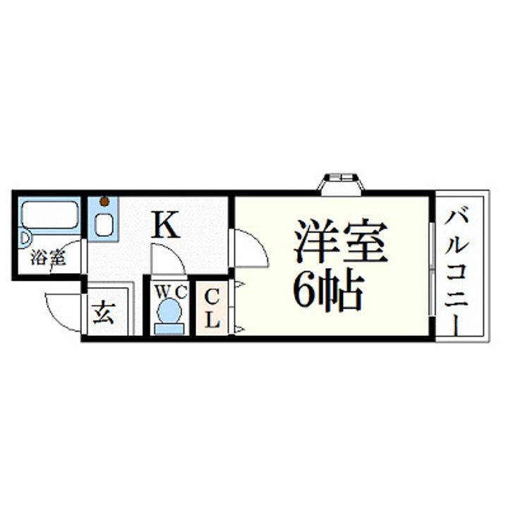 メゾンかなめ405の間取り