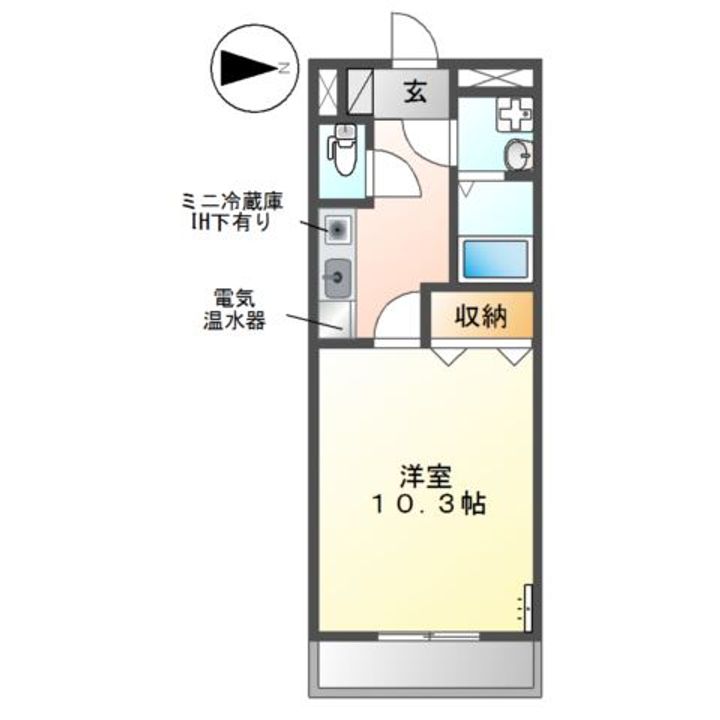 コンフォール柳田の間取り