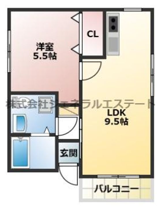 Colors301の間取り