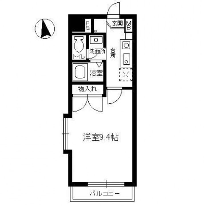 西広島ビレッジ1001の間取り