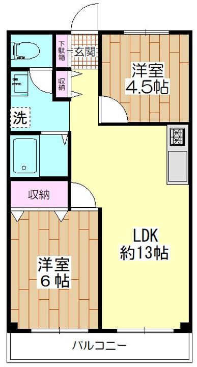 第二大関ビルの間取り