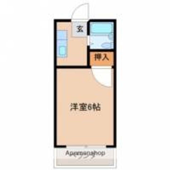 パトリエ加納Ⅵ201の間取り