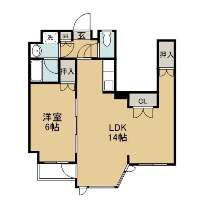 TKH−Ⅱ305の間取り
