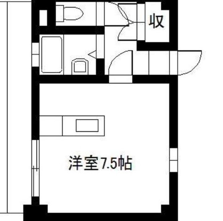 エレガンスメゾン6B302の間取り
