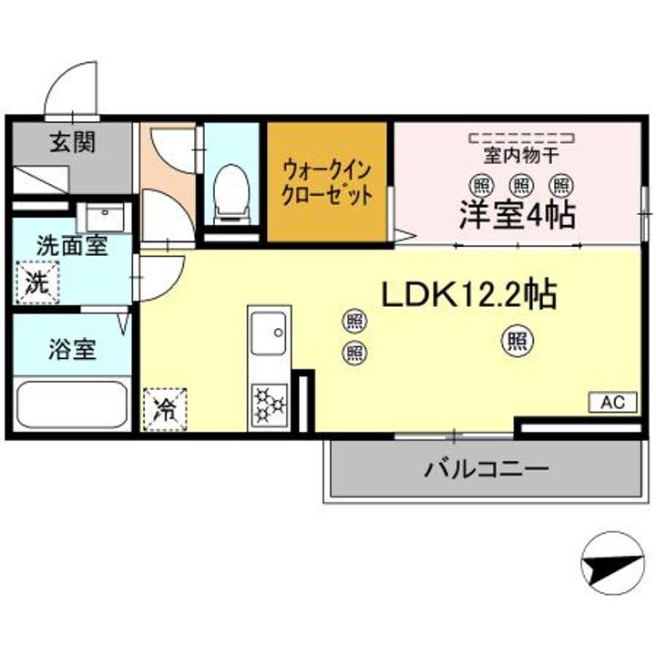 D-resenaKJの間取り
