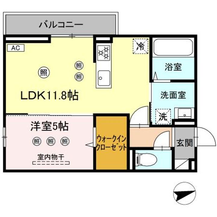D-resenaKJの間取り