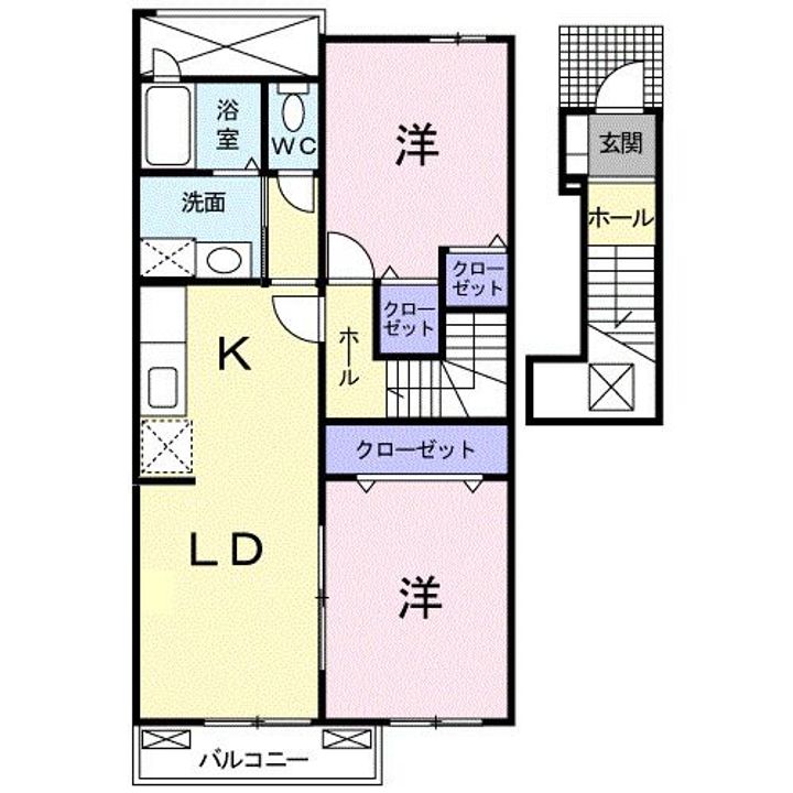 デスパシオ カーサA棟の間取り