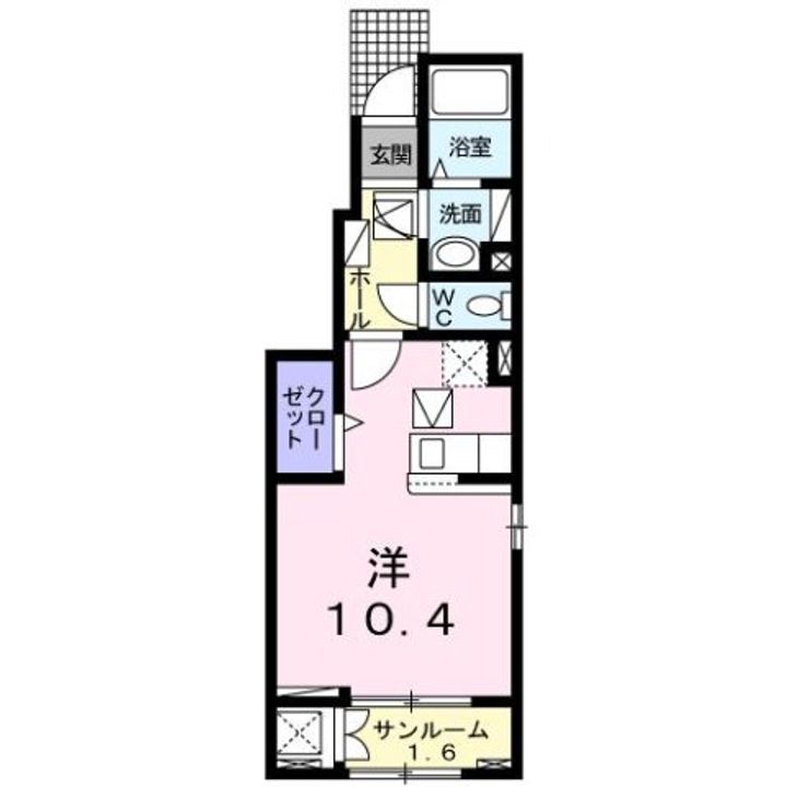 オレガノ Aの間取り