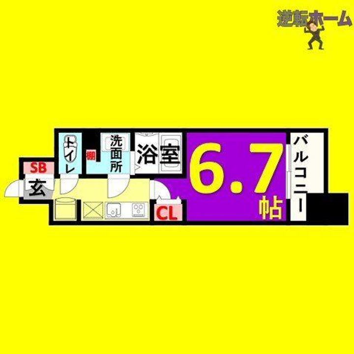 インプルーブ鶴舞の間取り
