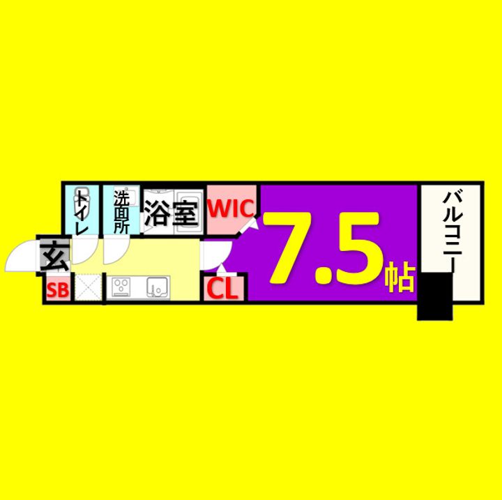 パルティール金山アネックスの間取り
