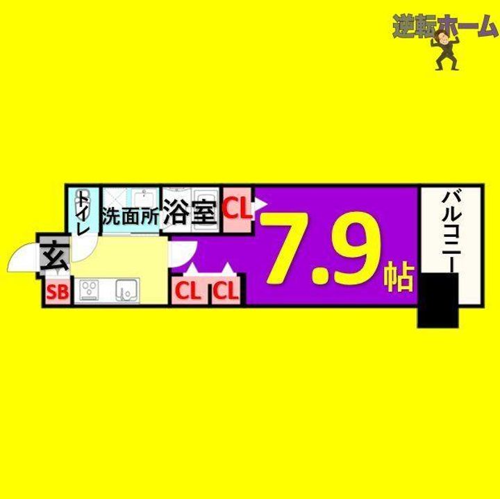 パルティール金山アネックスの間取り