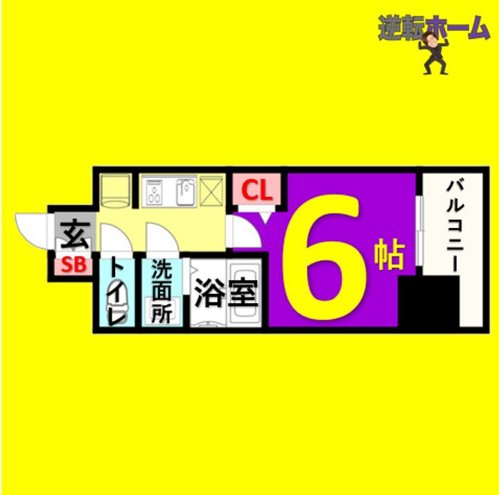 メイクス今池PRIMEの間取り