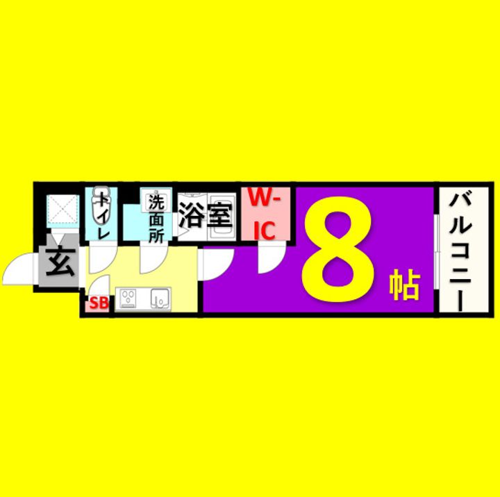 エスリード上前津ツヴァイテの間取り