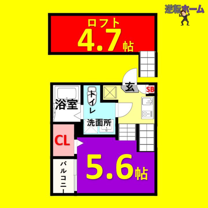 ハーモニーテラス志賀町Ⅲの間取り