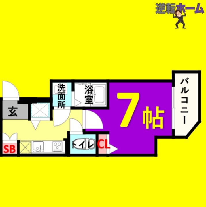 エスリード大須デュオの間取り