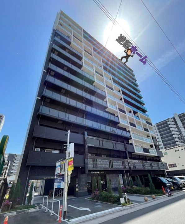 プレサンスSAKAEフロントの外観