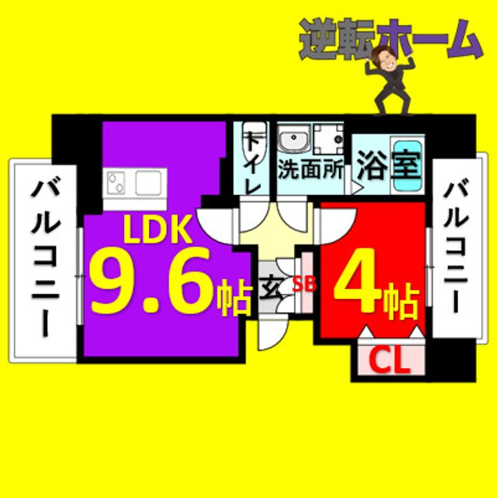メイクス今池PRIMEの間取り