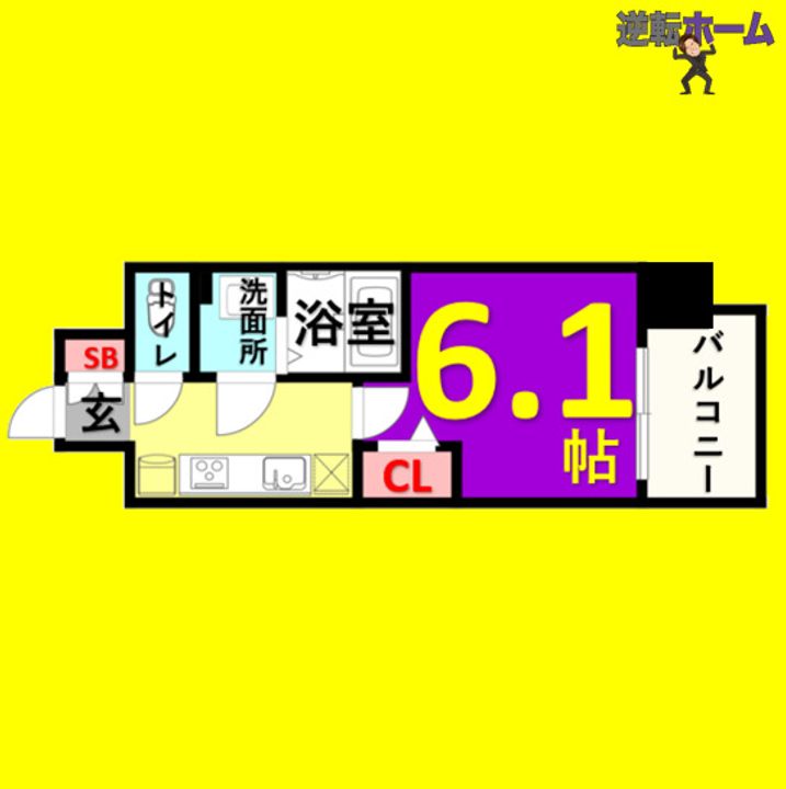ディアレイシャス金山の間取り