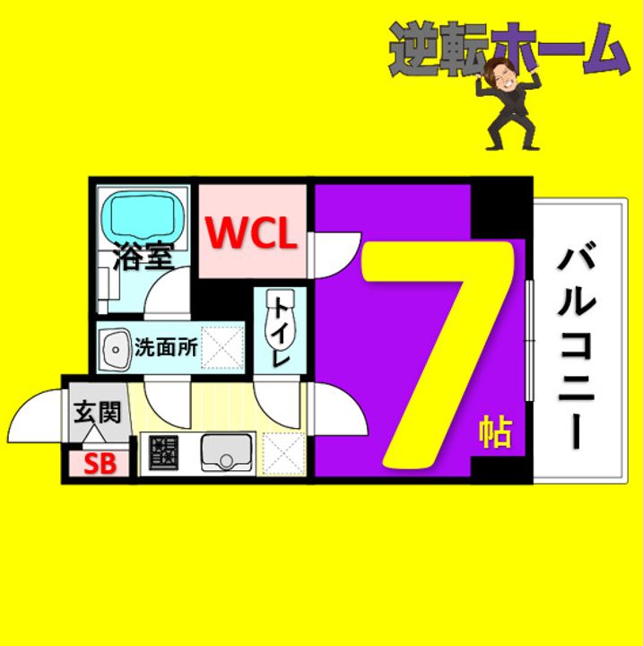 プロシード新栄の間取り