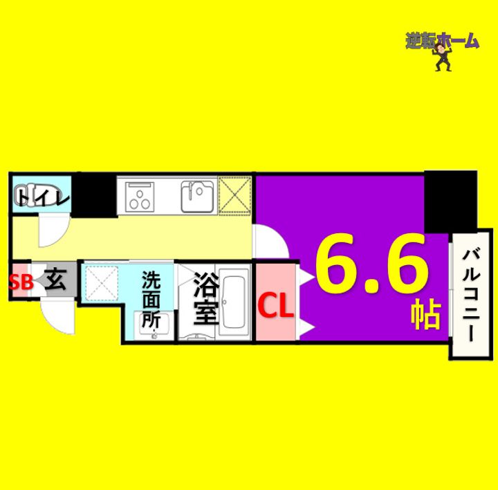 THE RESIDENCE SHIGAHONDORIの間取り