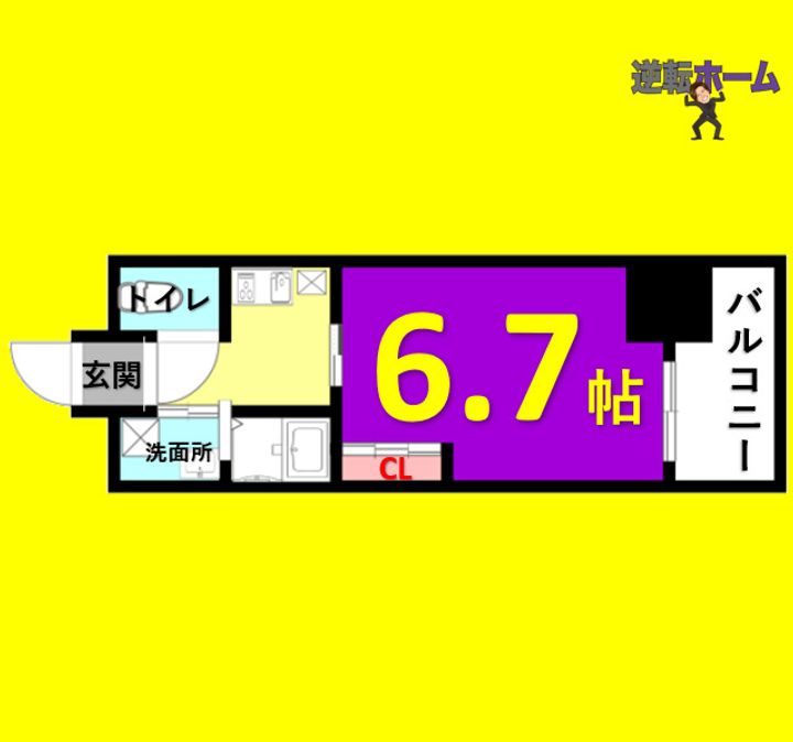 リシュドール伝馬の間取り