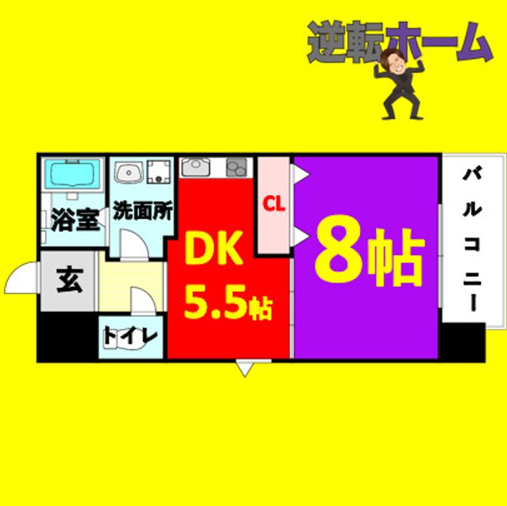 KDXレジデンス神宮前の間取り