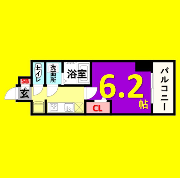 プレサンス金山コネクトの間取り
