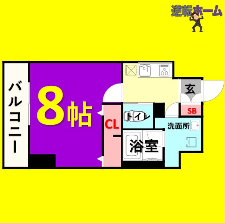 プロシード大須の間取り