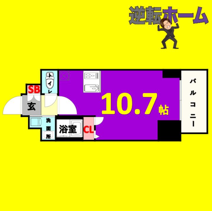 プレサンス東別院駅前コネクションの間取り
